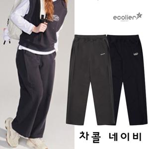 [에꼴리에]여자 봄신상 사이드 폴딩 와이드 바지(25OT253)_CC