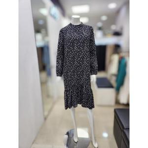 아르테 세이브존06 잔 꽃무늬 밑단 셔링 쉬폰 원피스 DPAPWO720