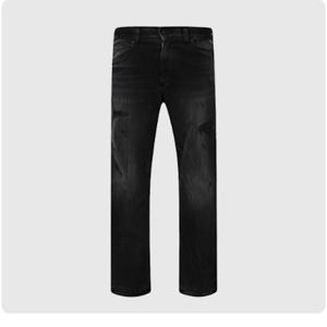 [버커루] 남성 테이퍼드핏 슬림 돌청 데님 팬츠 B255DP163P