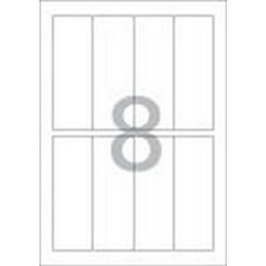 화일인덱스용 라벨(LS-3627 100매 8칸 폼텍) 화일라벨지 서류라벨지 모조지라벨 바인더라벨 문서라벨 다용