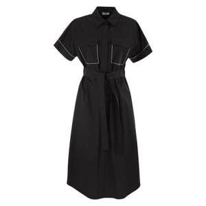 페세리코 미디 원피스 S02666 BLACK