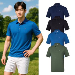 콜핑 남성 하이쿨 속건성 기본 등산 반팔 카라 티셔츠 KSC055ST7M