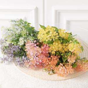 안개꽃 조화 클로버안개 부쉬 35cm 5컬러 인테리어 장식 소품 촬영 꾸미기