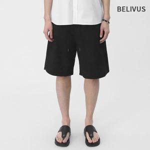 빌리버스 남성 밴딩 숏팬츠 스판 면바지 BBJ110