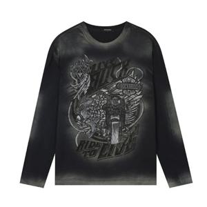 [버커루] PREMIUM] 남자 빈티지 아트웍 긴팔 TS(B255TS390P)