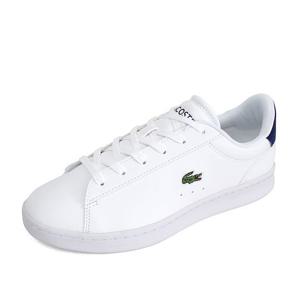 [라코스테 슈즈]라코스테 카나비 셋 224 J 주니어 스니커즈 운동화 화이트 네이비 748SUJ0001-042