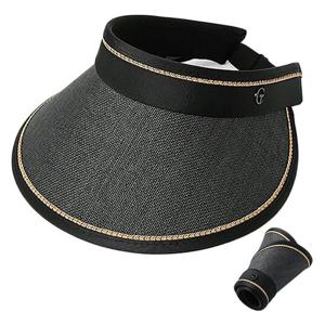 여름 라탄 썬캡 접이식 여성 햇빛차단 여행 챙모자