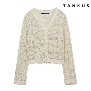[탱커스]브이넥 크로쉐 가디건 (TX2CD003L0)