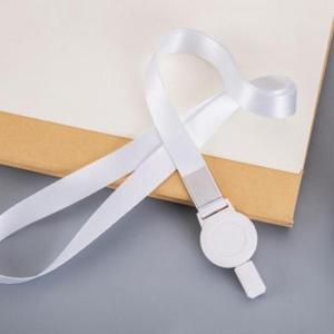 명찰 오피스 릴홀더 목걸이줄(화이트) 출입증줄