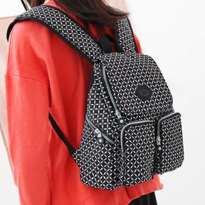 여자캐주얼백팩 꽃무늬 백팩 기저귀 가방 작은 천백팩