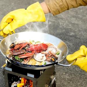 프리미엄 소가죽 바베큐 장갑