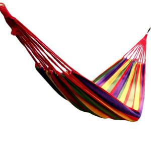 캠핑 스트라이프 해먹 그물 침대