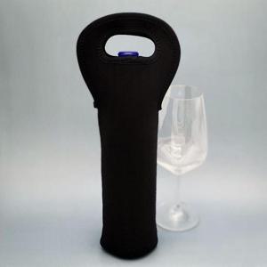 보온 보냉 네오프렌 와인 캐리어 블랙