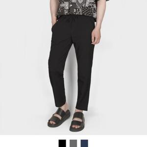 9부 스판 구김방지 밴딩 남자슬랙스 3컬러