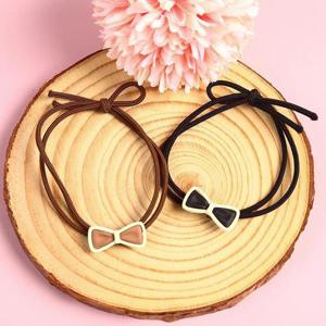 단아한 미니 리본 머리끈 헤어밴드