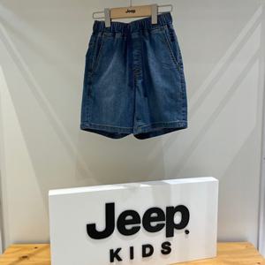 [지프키즈]기본 공용 쿨데님 반바지 KM2DPU891 GB