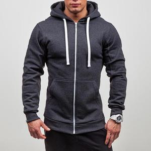 남성 3컬러 기모 간절기 겨울 베이직 포켓 후드 집업 IS-JK07