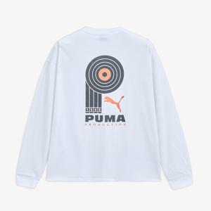 [푸마 국내매장 정품] 그래픽 남녀공용 긴팔티 940030-02