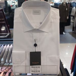 [예작]면혼방 일반 화이트 긴팔셔츠 YJ3SBR121-WH_BP