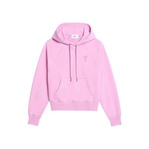 아미 톤온톤 하트 로고 후드 캔디 핑크 캔디 핑크 USW204-747-663