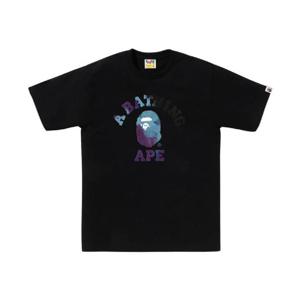 베이프 타이 다이 컬리지 티셔츠 블랙 0ZXTEM110032N