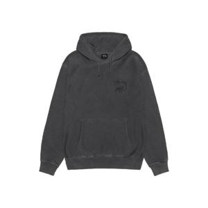 스투시 라스타 라이언 피그먼트 다이드 후드 블랙 1925050