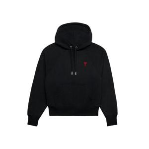 아미 스몰 하트 로고 후드 블랙 BFUSW205-747-001