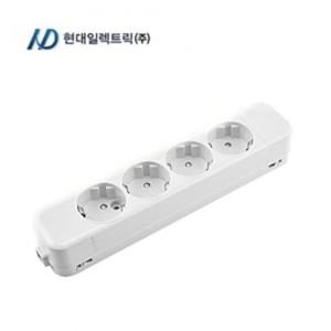 접지 노출 4구 콘센트 멀티 노출 콘센트 멀티탭