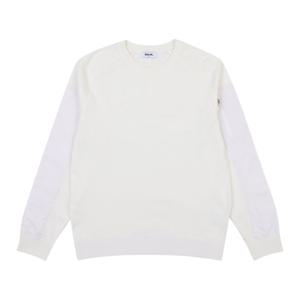 [볼빅어패럴] 남성 골프 소매 우븐 패치 라운드 니트 VMKTN202_OW