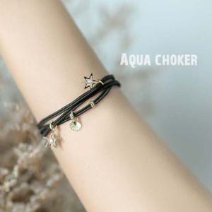 아쿠아 초커 팔찌