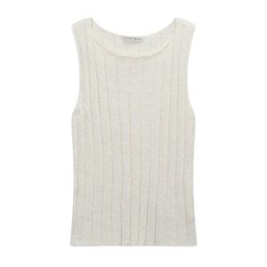 [르샵]25l2l25kpo180보트넥 골지 민소매 니트