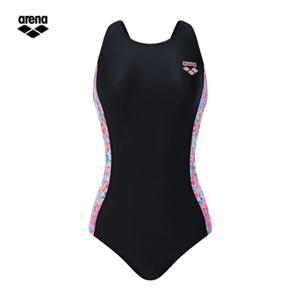 아레나 와일드플라워 A5SL1PL42 BLK (주머니백 증정) 여성 일반 U백 원피스 실내수영복