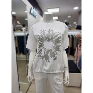 아르테 세이브존06 쉬폰 배색 티셔츠 DPBPWT73J0