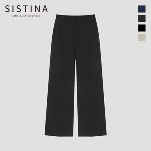 [SISTINA](77size) 히든 버튼 와이드 셋업 팬츠_AWSSLP21080