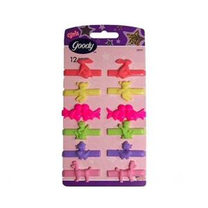 구디 애니멀 미니 헤어핀 12P 03191