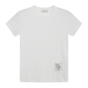 [르샵]25l2l25jts060라운드넥 레이스패치 반팔 티셔츠