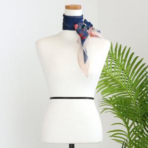 [샵앤]여성 중년 가을 플라워 쉬폰 고급 스카프 DRN-WSC-0431-네