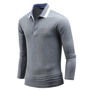 [다꾸앙]남성용 방패E 남자 긴팔 스판 카라티셔츠 E11P7_ql4635