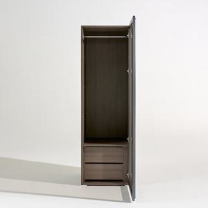 동서가구 브론즈 디스플레이 강화유리도어 양복장(2서랍) 600 DF