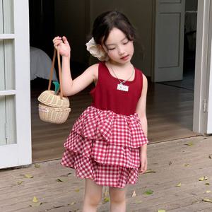 [베이비맥스] 베릴 체크 캉캉 원피스 R14381