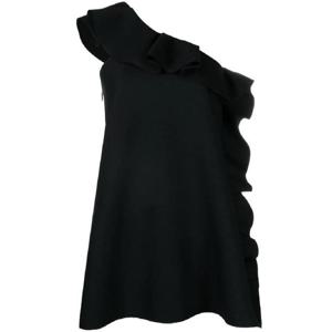 25 FW 엠에스지엠 비대칭 러플 트리밍 미니 드레스 3641MDA17247100 TP432158665