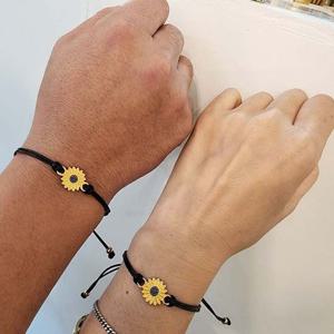 금전운 재물운 해바라기 줄 커플 팔찌 발찌