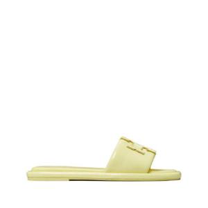 토리버치 더블 T 글로시 슬라이더 샌들 141380