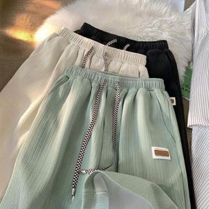 [써니  패션]여름 고무줄 편한 플리츠 5부 반바지 2개