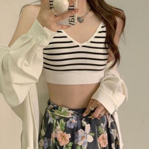 [써니 패션]여성 편한 데일리 골지 컵내장 브라탑 2개