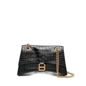 발렌시아가 크로커다일 엠보스드 스몰 숄더 백 716351210IX