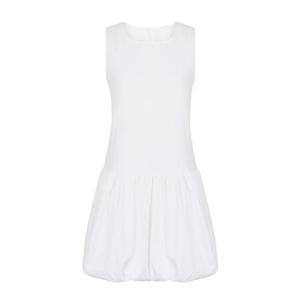 [에이비에프지]밑단 프릴 포인트 큐티 민소매 미니 원피스 APZ2QO331F