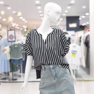 abfz sh06 소매포인트 찰랑 쉬폰 블라우스 SLBNZ3B31H