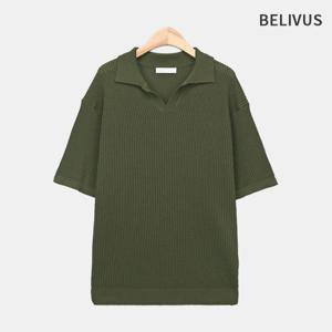 [빌리버스]빌리버스 남자 반팔 니트 무지 티셔츠 BYHT002