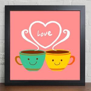 아트박스/꾸밈 cy022-사랑의 커플 커피잔